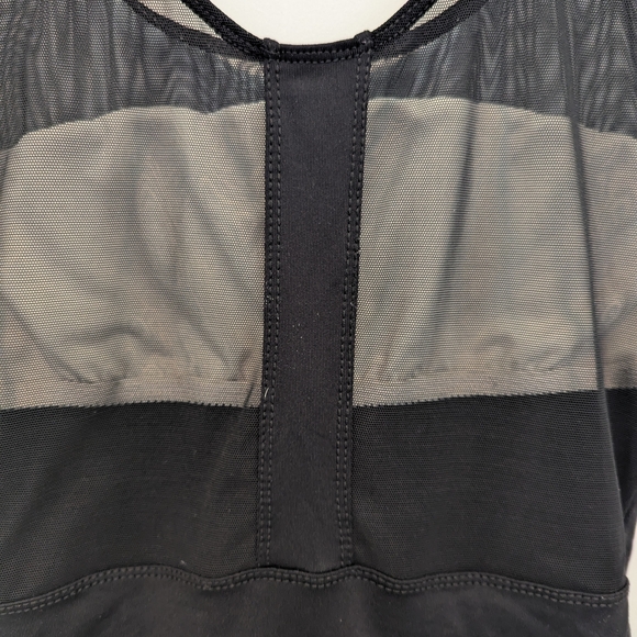 Motionwear Black Fitted Cap Sleeve Leotard - Picture 4 of 6